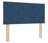 vidaXL Cabezal de Tela Gris Claro con diseño de Bloques de Diamante de 90 cm. Mueble para Montar en la Pared, Ideal para Habitaciones Modernas. Un Accesorio Compacto y Elegante con Acabado Mate.