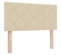 vidaXL Cabezal Gris Claro con Diseño de Bloques de Diamante de 80 cm, Tela Montado en la Pared, Muebles Modernos para el Dormitorio, Cabeceros de Cama de Poliéster, Accesorio Compacto y Estiloso, AC