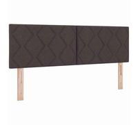 vidaXL Cabezal Gris Claro con Diseño de Bloques de Diamante, Montado en la Pared, de Madera, 80 cm, Elegante y Contemporáneo, Tapizado, Soporte de Tela para Cama, Cabeceros Modernos, Poliéster, Inte