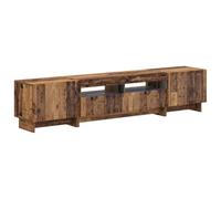 vidaXL Cabinet de TV LED de 5 Piezas Madera Envejecida