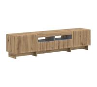 vidaXL Cabinet de TV LED de 5 Piezas Roble Artisan