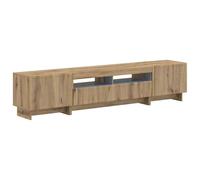 vidaXL Cabinet de TV LED de 5 Piezas Roble Artisan