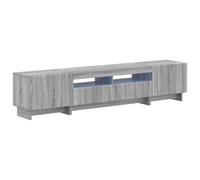 vidaXL Cabinet de TV LED de 5 Piezas Sonoma Gris Madera de ingeniería