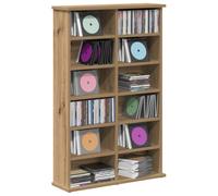 vidaXL Cabinet para CDs Roble artisan 60 x 17 x 92 cm
