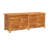 vidaXL Caja de almacenaje de jardín Madera maciza de acacia 150x50x56 cm