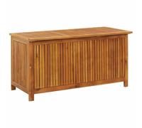 Caja De Almacenaje De Jardín Madera Maciza Acacia 113x50x58 Cm Vidaxl