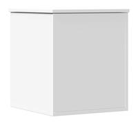 vidaXL Caja de almacenaje Madera de ingeniería Blanca 40x42x46 cm