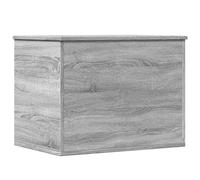 vidaXL Caja de almacenaje Madera de ingeniería Gris Sonoma 60x42x46 cm