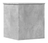 vidaXL Caja de almacenaje Madera ingeniería Gris hormigón 40x42x46 cm