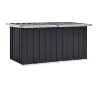 vidaXL Caja de Almacenaje para Jardín, Baúl para Cojines Almohadas Mantas, Cofre de Herramientas, Caja para Porche Patio Terraza, Gris Antracita