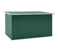 vidaXL Caja de Almacenaje para Jardín, Baúl para Cojines Almohadas Mantas, Cofre de Herramientas, Caja para Porche Patio Terraza, Verde