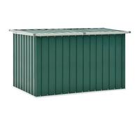 vidaXL Caja de Almacenaje para Jardín, Baúl para Cojines Almohadas Mantas, Cofre de Herramientas, Caja para Porche Patio Terraza, Verde