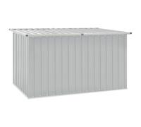 vidaXL Caja de almacenaje para jardín gris 171x99x93 cm