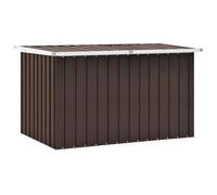 vidaXL Caja de almacenaje para jardín marrón 149x99x93 cm
