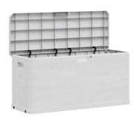 Caja De Almacenamiento De Jardín 280 L Gris Claro Vidaxl