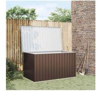 vidaxl Caja de almacenamiento de jardín marrón 171x99x93 cm