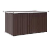 vidaXL Caja de almacenamiento de jardín marrón 171x99x93 cm