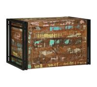 vidaXL Caja de Almacenamiento Multicolor 80x50x50 cm de Madera Reciclada