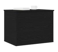 vidaXL Caja de Almacenamiento Roble negro 60 x 42 x 46 cm, Caja de Almacenamiento Moderna, Organizador Rectangular, Solución sin Desorden, Espacio Ample, Diseño Compacto