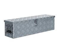 vidaXL Caja de Aluminio 80,5x22x22 cm Plateada Bricolaje Taller Herramientas