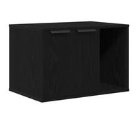 vidaXL Caja de Arena para Gatos de Roble Negro, 60 x 40 x 40 cm,