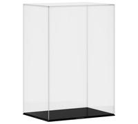 vidaXL Caja de exposición acrílico Transparente 17x12x25 cm