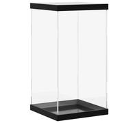 vidaXL Caja de exposición acrílico Transparente 20x20x38 cm