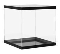 vidaXL Caja de exposición acrílico Transparente 30x30x30 cm