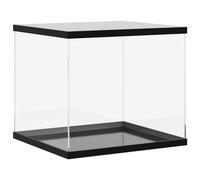 vidaXL Caja de exposición acrílico Transparente 40x36x35 cm