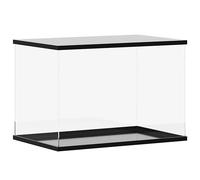 vidaXL Caja de exposición acrílico Transparente 56x36x37 cm