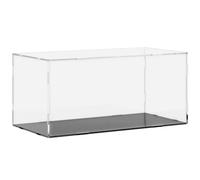 vidaXL Caja de Exposición, Vitrina Expositora a Prueba de Polvo, Caja Transparente para Juguetes Colecciones, Acrílico Transparente 24x12x11 cm