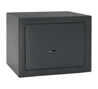 vidaXL - Caja de metal con cierre de llave (17 x 23 cm, diseño duradero para una protección segura de objetos de valor, ideal para la oficina y el dormitorio