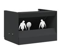 vidaXL Caja de Trampa de Balas de Metal Negro Modelo 87766Z, Ideal para Interiores. Mide 29 x 22 x 20 cm, es Resistente al Calor y a la corrosión, y Funciona con Rifles y Pistolas de Aire de 500 a 8