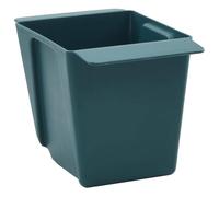 vidaXL Cajas de Flores para palets Euro 12 pcs Verde 14 x 9 x 9,5 cm, Caja de Flores Moderna, Maceta Urbana, Decorativa, para Interior y Exterior, contenedor versátil