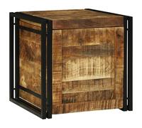 vidaXL Cajón de Almacenamiento de 50 x 50 x 50 cm, Hecho de Madera Maciza de Mango. Es un Cofre Duradero Ideal para Usar en la Sala o el Dormitorio. Un Organizador Decorativo con Estilo rústico Que