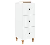 vidaXL Cajonera 33 x 34,5 x 90 cm Madera de Ingeniería