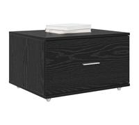vidaXL Cajonera 55 x 45 x 31 cm Roble Negro | Tiene un montón de espacio para tus cosas, Viene con ruedas para que lo muevas sin problema,