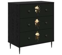 vidaXL Cajonera Bremen Estampado de Magnolia 66 x 36,5 x 76 cm
