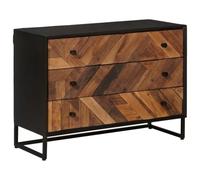 vidaXL Cajonera con cajón 75 x 30 x 54 cm