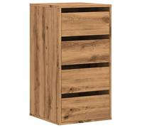 vidaXL Cajonera de Esquina Madera ingeniería Roble Artisan 40x41x76 cm