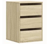 vidaXL Cajonera de Esquina Madera ingeniería Roble Sonoma 40x41x58 cm, cajonera, Armario de almacenaje, aparador, Mueble de almacenaje