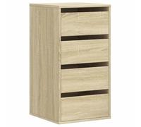 vidaXL Cajonera de esquina madera de ingeniería Roble Sonoma 40x41x76 cm