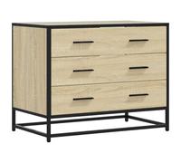 vidaXL Cajonera de Madera contrachapada Color Roble Sonoma 70x41x56 cm
