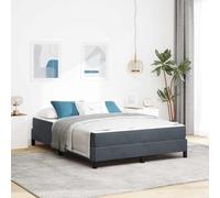 vidaXL Cama Box Spring de Terciopelo con colchón: una solución cómoda y Moderna para Dormir, con un diseño Rectangular Lujoso.