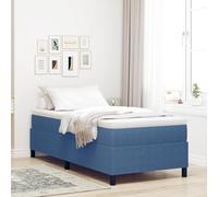 vidaXL Marco de Cama Moderno Azul Colchón Individual 100X200Cm con Montaje Fácil Madera de Ingeniería Mobiliario de Dormitorio Estiloso Contemporáneo Duradero