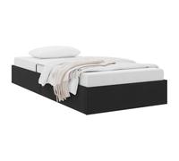 vidaXL Cama con Almacenamiento Negro 90 x 190 cm Terciopelo, Cama de Almacenamiento Elegante, diseño Moderno, Mecanismo Elevador, solución Que Ahorra Espacio, Marco Duradero para un Cuarto ch
