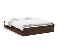 vidaXL Cama con cajones Madera de ingeniería marrón Roble 120x200 cm, armazón de Cama, Cama, Base de Cama, armazones de Cama, Cama Doble