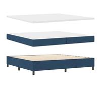 vidaXL Cama con Somier, Colchón y Banco Gris Claro 80X200 cm Estructura de Tela Elegante, Solución para Dormir, Muebles de Dormitorio, Protector, Topper Individual, Diseño Moderno y Compacto