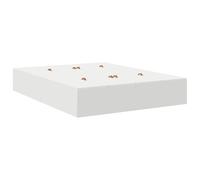 vidaXL Estructura de Cama Cajones Incorporados Acabado Blanco MDF Adecuada para Tamaño de Colchón 140 X 200 cm Funciones Amplias Muebles Ideales para Dormitorio Soporta hasta 300 kg Adulto Compact