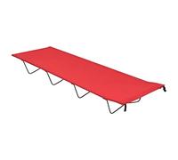vidaXL Cama de Camping Viaje Plegable Campo Tumbona Hamaca Acampada Jardín Patio Terraza Silla Relajación Tela Oxford y Acero Rojo 180x60x19 cm